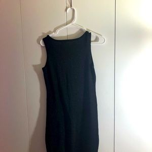 Take out brand black sweater dress